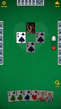 Hearts - Classic Cards - Screenshot 2