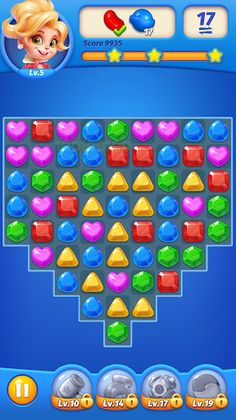 Jewel Crush - match 3 puzzle - Screenshot 3
