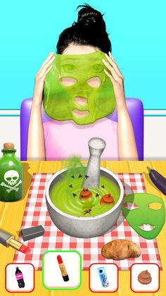 DIY Mask Mixture ASMR Makeup - Screenshot 3