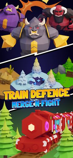 Train Defense: Merge N Fight - Screenshot 1