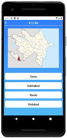 Azerbaijan Map Game - Screenshot 2