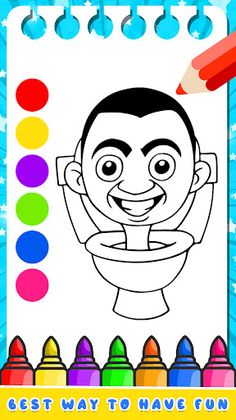 Skibidi Toilet Coloring Book - Screenshot 4