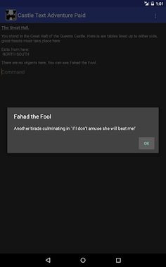Castle Text Adventure Paid - Screenshot 3