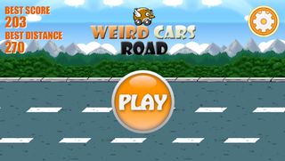Weird Cars Road - Screenshot 1
