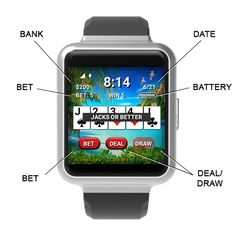 Video Poker Watch Face - Screenshot 4