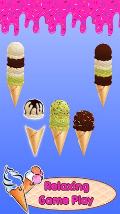 Ice Cream Sort Puzzle - Screenshot 1
