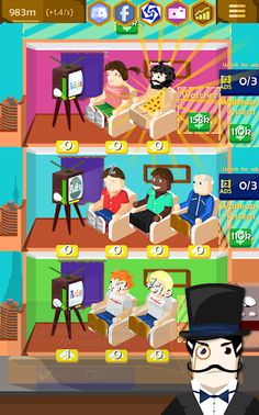 Ads Factory: TV Idle Clicker - Screenshot 4