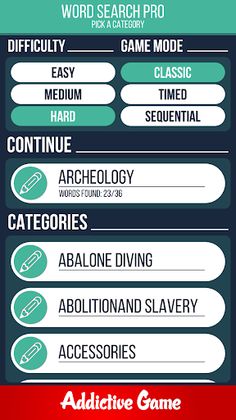 Word Search Pro 2020 - Screenshot 1