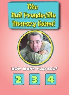 Neil Prendeville Memory Game - Screenshot 1