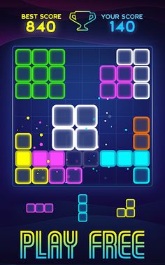 Neon Block Puzzle - Screenshot 3