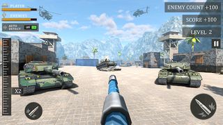 War Games 3D-Tank Game Offline - Screenshot 1