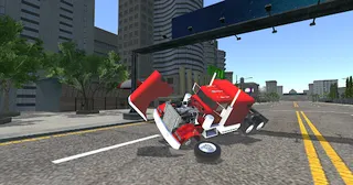 Crazy Crash Car Driving Sim 3D - Screenshot 2