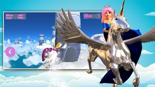 Princess Unicorn Sky World Run - Screenshot 1