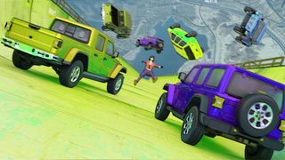 Extreme Car Stunt Mega Race - Screenshot 2
