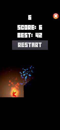 Flappy Phoenix : Dark universe - Screenshot 1