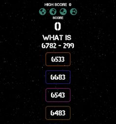 Math Subtraction Fun Game - Screenshot 1