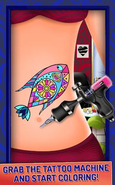 Tattoo Design Game - Drawing - Screenshot 4