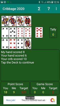 Cribbage 2020 - Screenshot 2