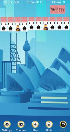 Spider Solitaire: City Tours - Screenshot 1