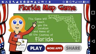 Florida Map Game - Screenshot 1