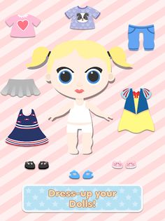 Baby Doll Dress Up - Pretend P - Screenshot 1
