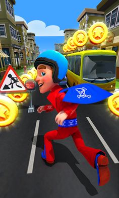 Subway Run 2 Superhero Runner - Screenshot 1