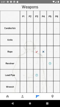 Detective Notes for Cluedo(Clu - Screenshot 4