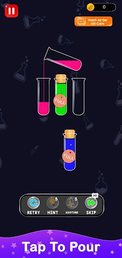Water Sort Game - Color Match - Screenshot 2
