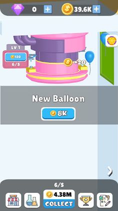Idle Balloon Factory - Screenshot 1