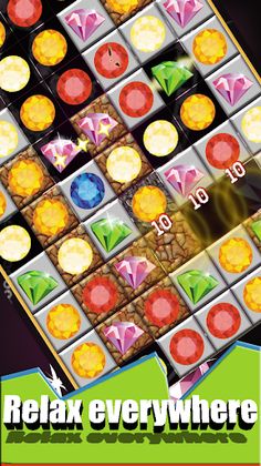 Jewel Crush - Jewels & Gems Ma - Screenshot 2