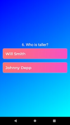 Taller Celebrity Trivia Quiz - Screenshot 1