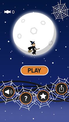 Halloween Witch Jumping Game - Screenshot 1