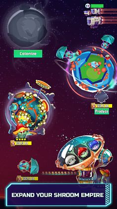 Idle Mushrooms: Space Empire - Screenshot 2