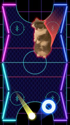 Glow Cat Hockey: Meow ASMR - Screenshot 3