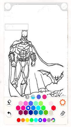 SuperHero Coloring & Drawing - Screenshot 3