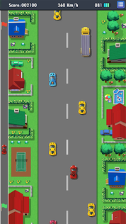 Road Fighter Retro - Screenshot 1