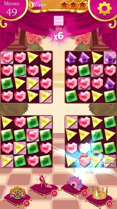Princess Jewels Fever: Match 3 - Screenshot 1