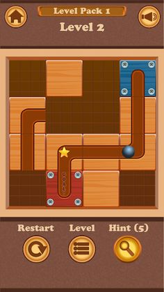 Roller Ball Blast-Slide Wood P - Screenshot 3