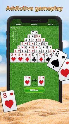 Pyramid Solitaire: New Fun Car - Screenshot 3