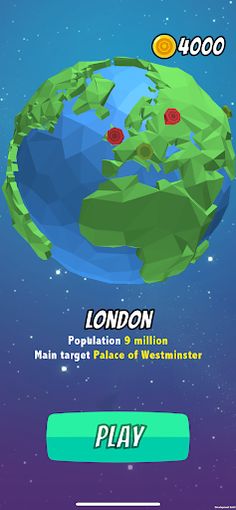 Geozilla - Destroy Real Cities - Screenshot 2