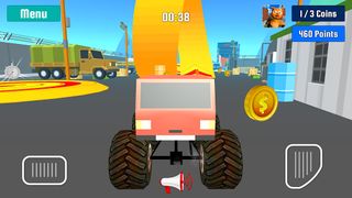 Monster Truck Stunt Speed Race - Screenshot 1