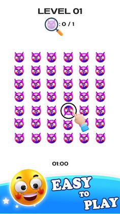 Odd 1 Out Emoji Puzzle Game - Screenshot 1