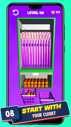 Fill the Closet Sorting Game - Screenshot 1