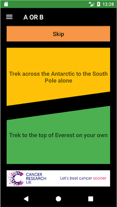 A or B - Screenshot 1