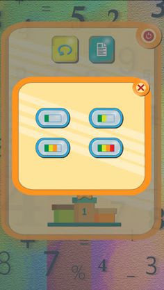 Four Operations-Blue Math Game - Screenshot 2