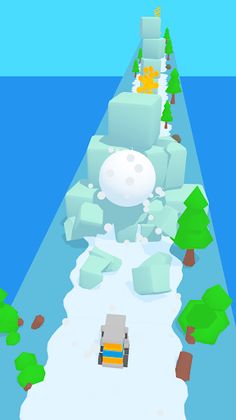 Snow Ball Roll - Screenshot 1