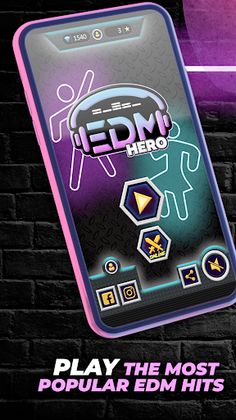 Guitar Hero Game: EDM Music - Screenshot 1