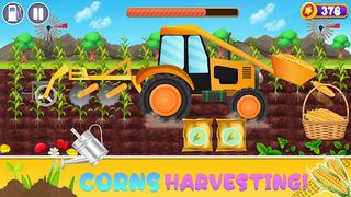 Kids Farm Tractor Harvest Game - Screenshot 1