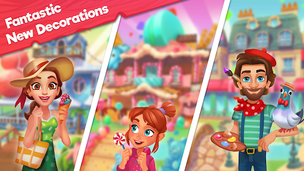 Delicious B&B: Decor & Match 3 - Screenshot 2