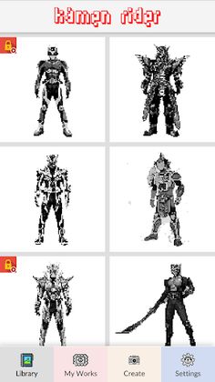 Kamen Rider Pixel Number - Screenshot 3